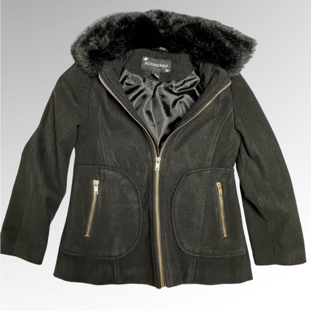 Rothschild Girls Hooded Coat.